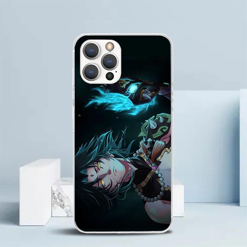Xiao Genshin Impact Phone Case For IPhone 16 17 Air 16E 15 14 Plus 13 Mini 12 11 Pro Max 7 8 + SE 2020 Soft TPU Back Cover 16 17