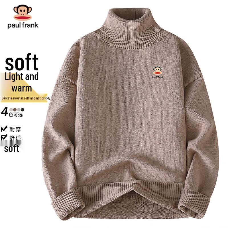 

Paul Frank Men s Solid High-Neck Pullover Sweater L
