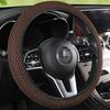 Car Steering Wheel Cover Skidproof 38cm Durable Fabric Elastic Steering Wheel Cover Car Wheel Protector Auto Interior Accessorie