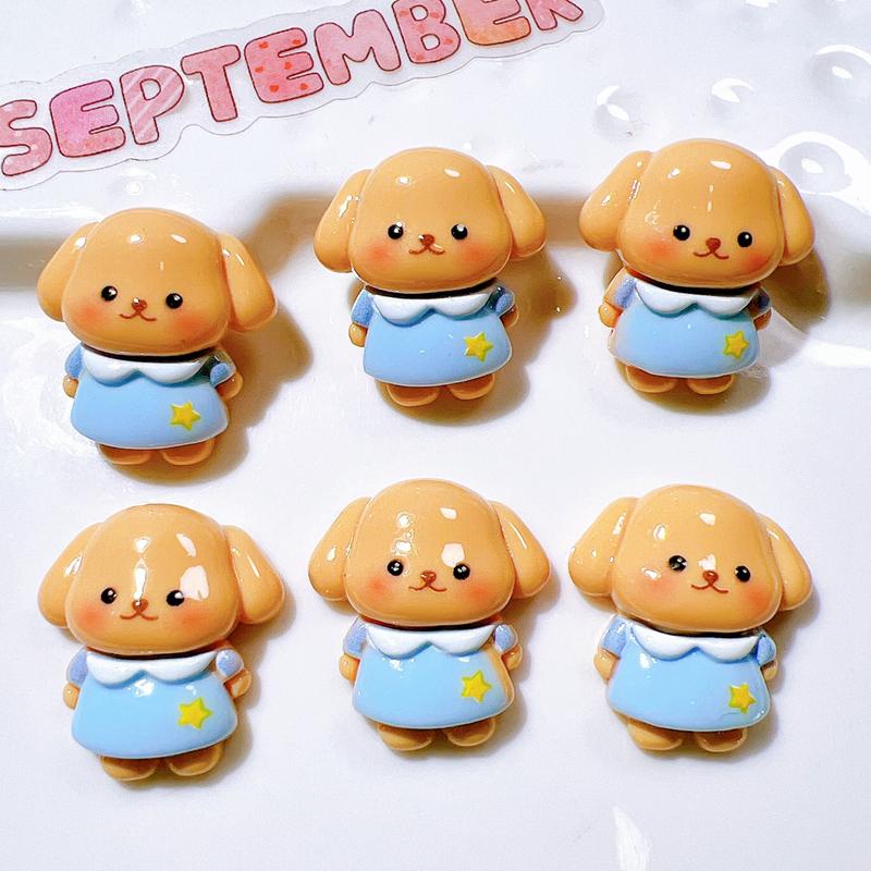 10 Pcs New Cartoon Animal Elephant, Rabbits, Kittens Series Resin Scrapbook Diy Jewelry Party Gift Hairpin Accessories A87