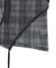 Yusentig Check See-Through Asymmetrical Short Sleeve T-Shirt Aw5Me43212