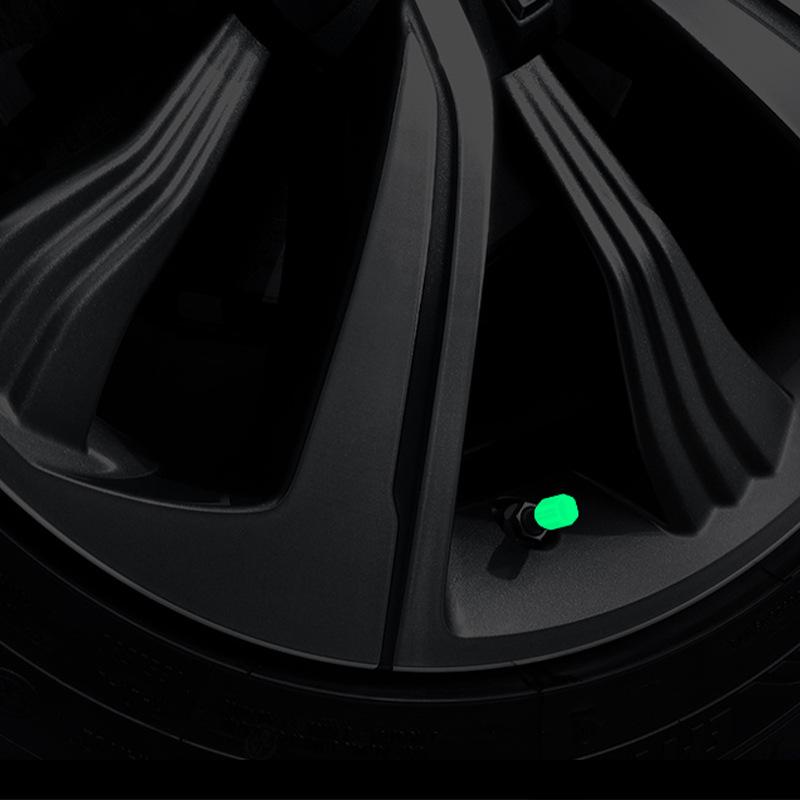 Custom Luminous Valve Cap for Car Tires - Plastic, 6g, OPP Bag Packaging