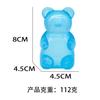 New 8Cm Needoh Cute Gummy Bear Sensory Squeeze Toy With Jelly-Like Filling Slow Rebound Stress Relief Toy To Alleviate Anxiety