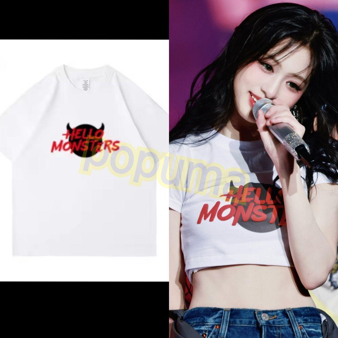 

[USED] BABYMONSTER Babymon T-shirt, size L, white