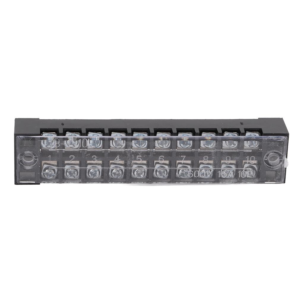 50pcs Terminal Block Stable Reliable Electrical Conductivity Compact Convenient Wire Connector for Factories 5A 600V
