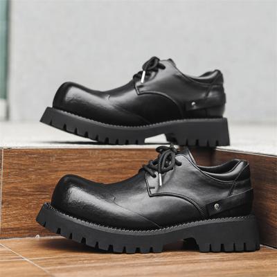 Hot Sale Soft Sole Lace-up Business Shoes Luxury Brand Man Oxford Shoes Thick Bottom Mens Genuine Leather Casual Shoes Sneakers
