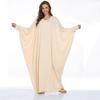 Damen Übergröße Fledermausärmel Freizeitkleid