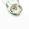 Very Good TIFFANY&Co. Necklace 1837 Interlocking Circle Silver 925 Women Used