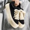 22 New Casual Shoes Trendy Matte Leather Breathable Board Shoes Thick Sole Comfortable Street
