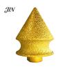 Quartz Drill Bit Diamond Chamfering for Grinder, 4-in-1 Hole Saw, Beveling Grinding Head Arc Trimming Chamfering/Hole Enlarging/Polishing/Arc