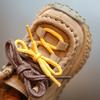 Winter Baby Boots For Boys Leather Colorful Shoes Lace Little Kids Shoes Short Fur Warm Cotton Toddler Children Boots