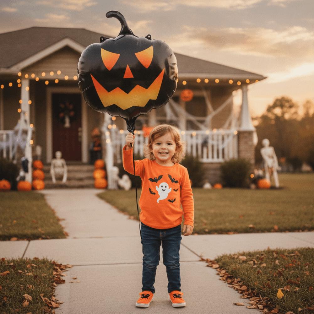 Skulls Halloween Balloons Black Pumpkin Pumpkin Head Balloons Pumpkin Balloons Outdoor