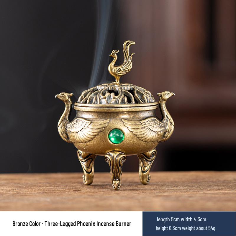 Auspicious Clouds Sandalwood & Agarwood Coil Incense for Indoor Aromatherapy - Long-lasting Deodorizing Incense Burner Censer
