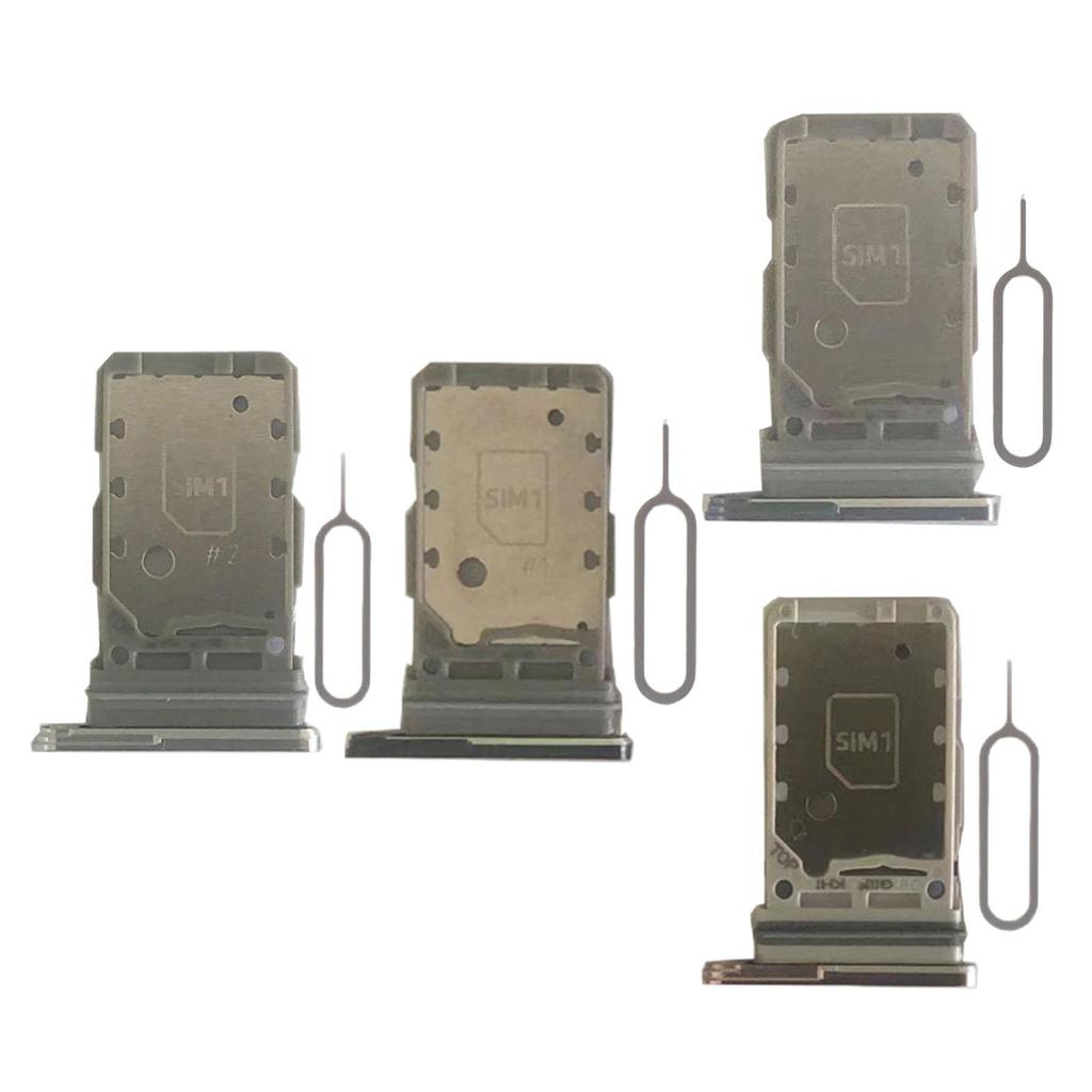 Dual Sim Card Tray Holder Replacement for Samsung S21 5G Sim Tray
