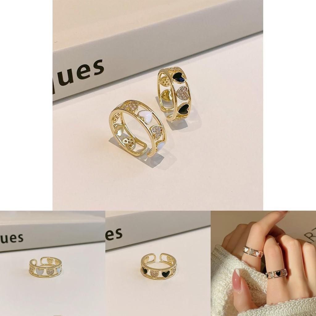 And Elegant Stylish Heart Ring With Unique Geometric Design For Women Adjustable For Comfort
