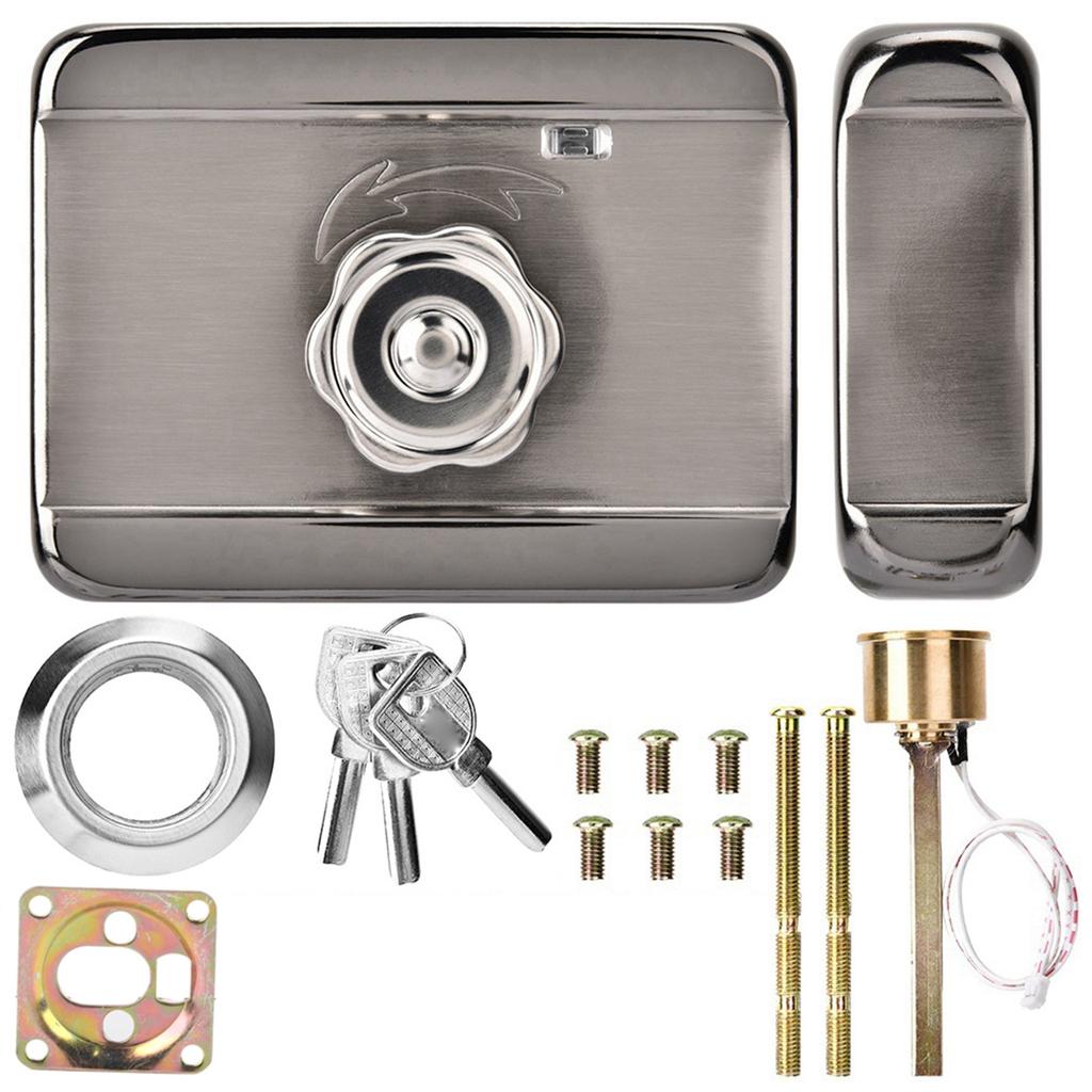 Electronic Door Access Control System Silver Intelligent Single Head Lock