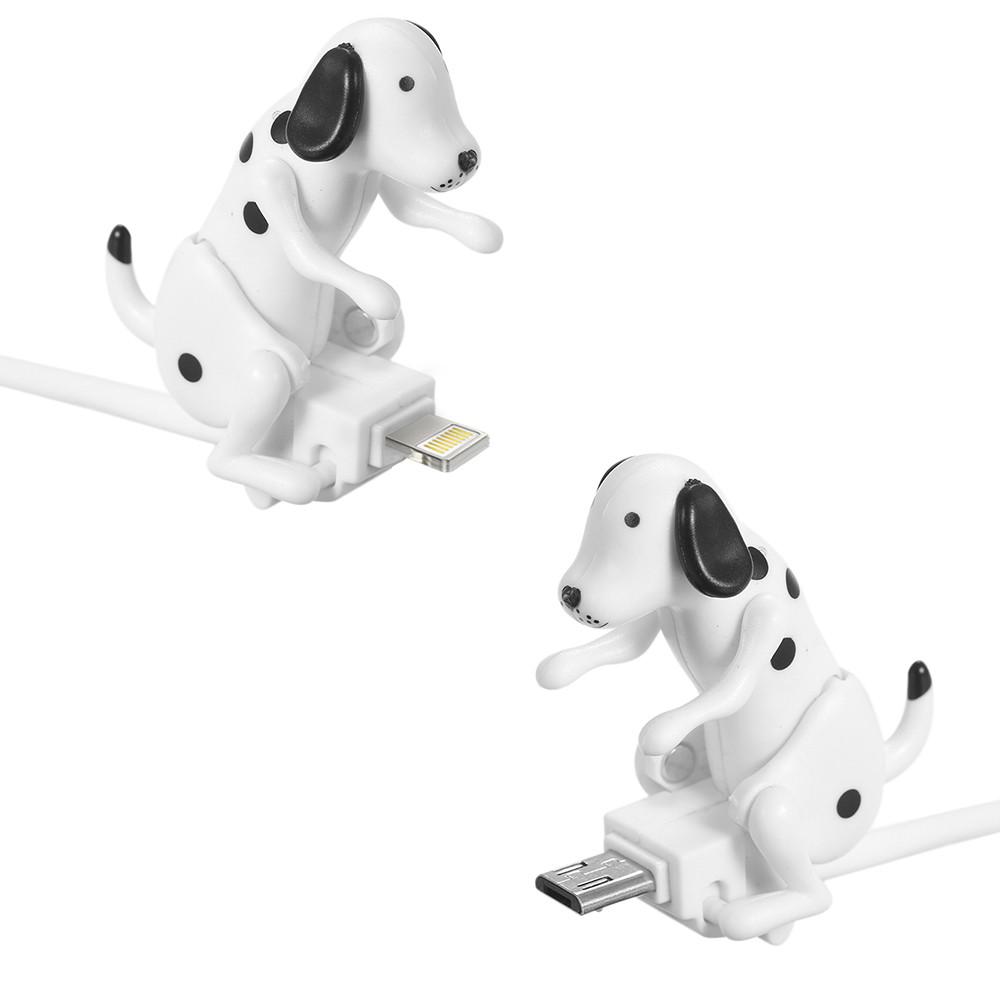 SHOTAY Cavo USB Con Cane Che Scoppia - Caricatore E Giocattolo Antistress Per Smartphone (1m)