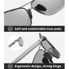 Fashion Photochromic Sunglasses Men Women Vintage Square UV400 Eyewear for Driving Fishing