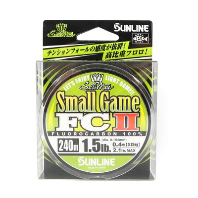 Sunline Fluorocarbon Line Small Game FC II 240m 1.5lb 0.104mm (5316)