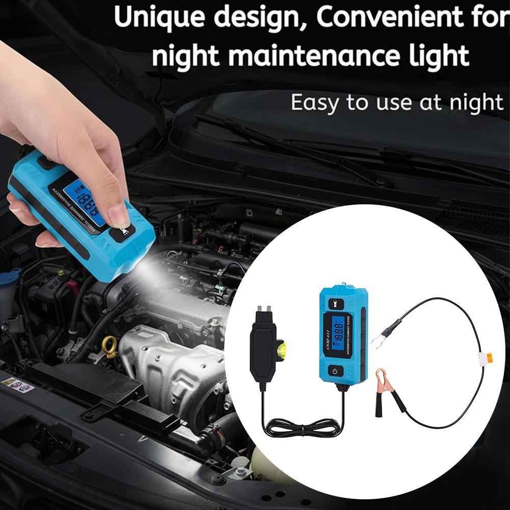Tester de curent pentru siguranțe auto CNBJ-611 Analizor de scurgeri auto Tester de defecte Instrument de testare a curentului siguranțelor auto Afișaj LCD