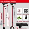 Four-Legged Aluminum Walking Cane with Light, Non-slip, Telescopic, Lightweight, Multi-functional Support for the Elderly
