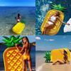 Aufblasbare Ananas Riesen Pool Schwimmringe Sommer Große Schwimminsel Floß Poolzubehör Luftmatratze Strand Pool Spielzeug