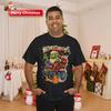 Santa Monster Hot Rod Christmas Tee – Funny Racing Holiday Cartoon Shirt