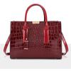 Luxury Crocodile Pattern Shoulder Crossbody Bag Women Large Capacity Handbag Tote Bag Fashionable Versatile Handbag for Work