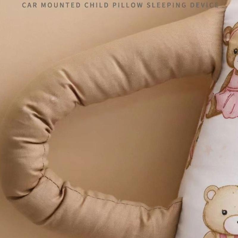 Portable Infant Neck Rest Support Pillow For Car Seats Strollers Comfortable Polyester Filling Easy To Clean Headrest