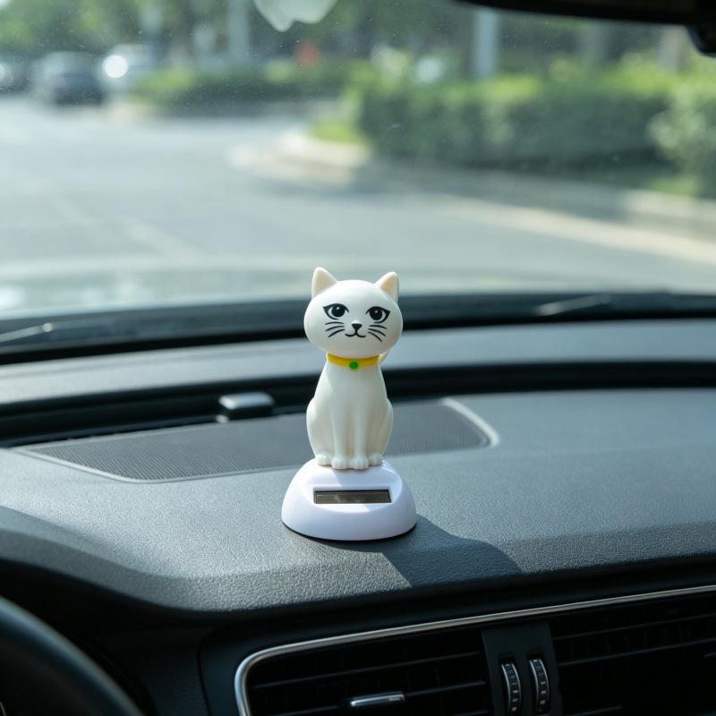

Solar-Powered Fortune Cat Ornament - Wealth-Attracting Car Decoration Handicraft Weight and Dimensions - See Details