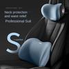 Ergonomic memory foam car seat cushion - suitable for all seasons comfort car headrest - lumbar cushion or headrest or set