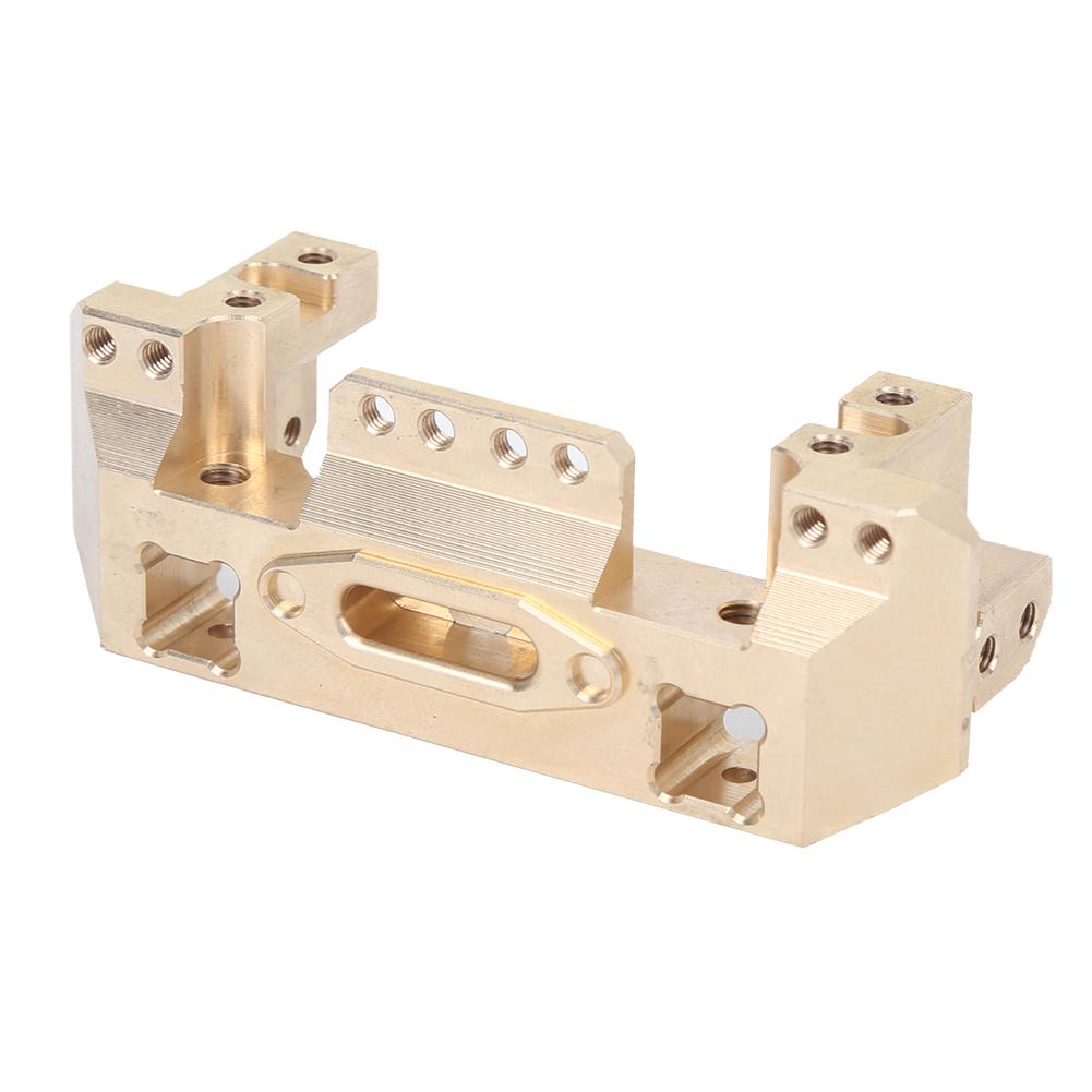 Brass Front Bumper Mount Servo Bracket Remote Control Model Accessory Fit for Traxxas TRX4 RC Car