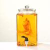 ZISIZ Sealed Glass Liquor Infusion Jar with Tap