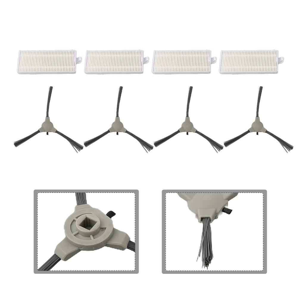 1 Set For ROPVACNIC A1 Robot Vacuum Cleaner Accessories Replacement Side Brush Filter Kits Spare Parts Set