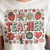 Teacher Gift T-shirt • First Day of School Shirt • Colorful Teacher Life Graphic Tee • Positive Teacher Gift • Cute Classroom Outfit