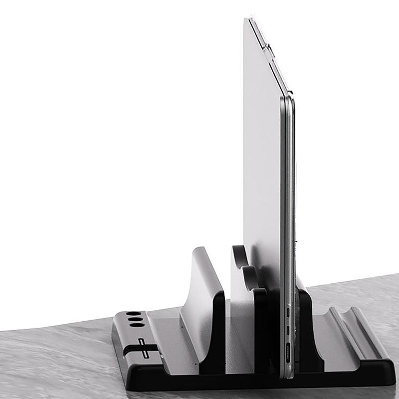 Plastic Vertical Laptop Stand Holder Adjustable Desktop Notebook Dock For iPad MacBook Mac Pro Base Bracket Accessories