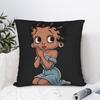 Cartoon Lady BBettyeds Boops Pillowcases Kawaii Pillow Case For Sofa Home Decor Comfy Pillow Cover