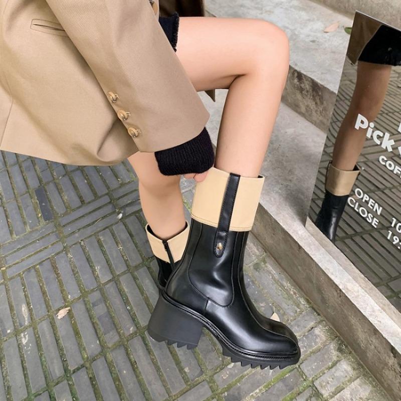 Women's British Style Medium Boots