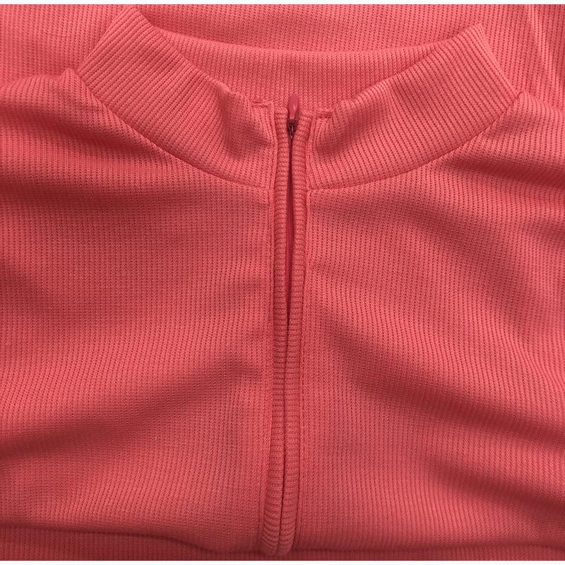 Women Autumn Winter Fashion Neckline Zipper Sexy Hip Wrap Dress