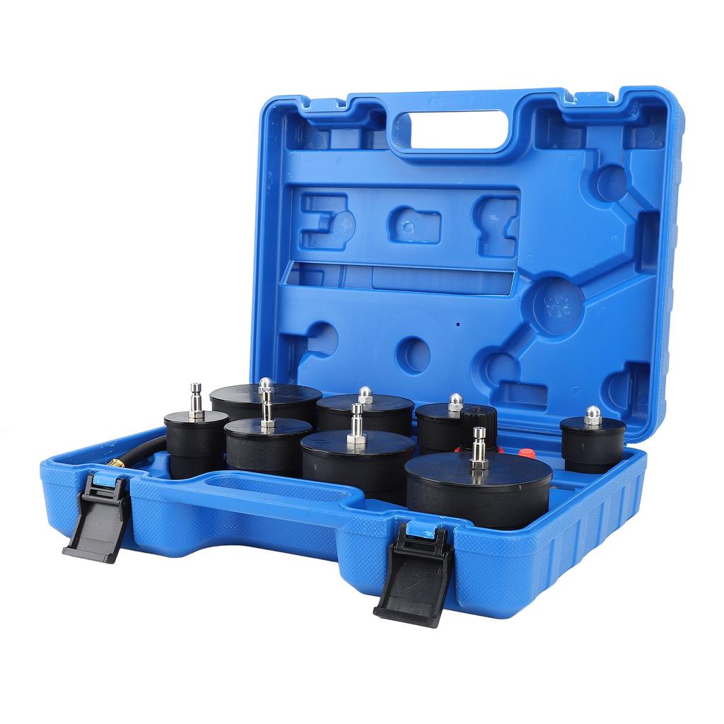 9 Pcs Turbo System Leakage Tester Turbocharger Air Pressure Guage Intercoolers Radiators Hose Leaks Test with 35mm To