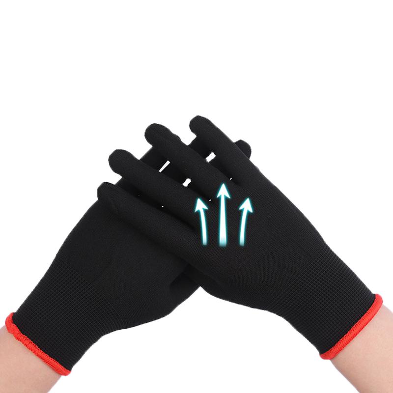 ALIWRAP 5/10 Paar Auto-Folienhandschuhe Antistatische Fensterfolien-Montagehandschuhe Fingerspitzen-Arbeitshandschuhe Auto-Folierungswerkzeuge