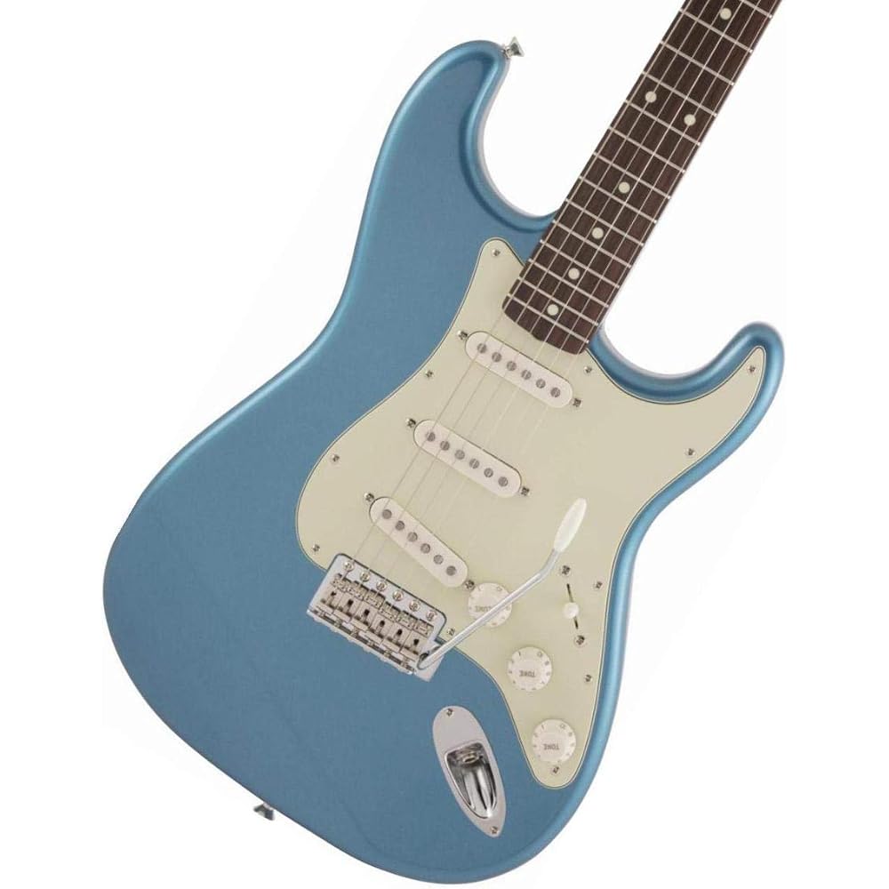 Fender Traditional 60s Stratocaster Electric Guitar Rosewood Fingerboard Lake Placid Blue Made in Japan