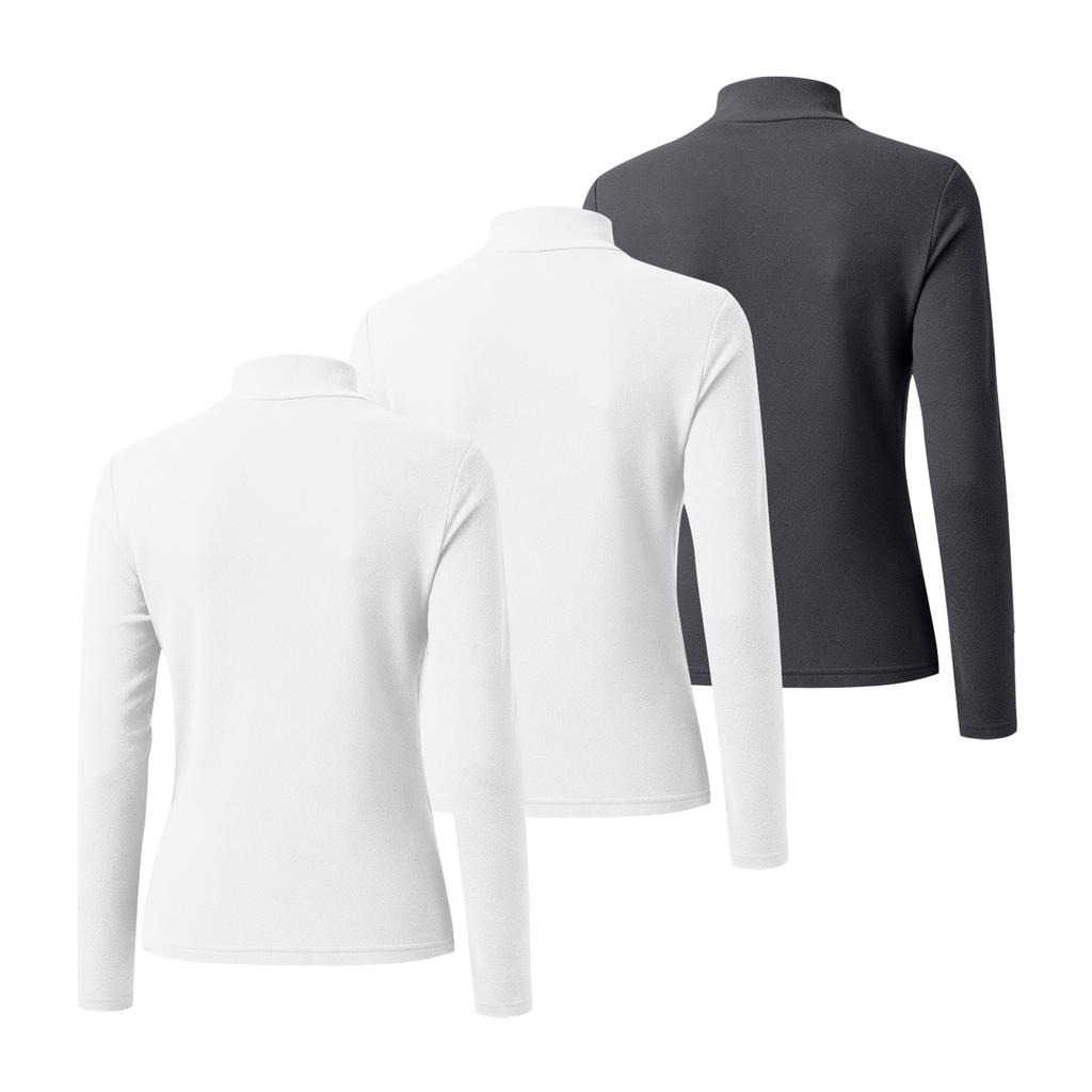 Women's Winter German Velvet Long Sleeve T-shirt Warm Bottom  Top