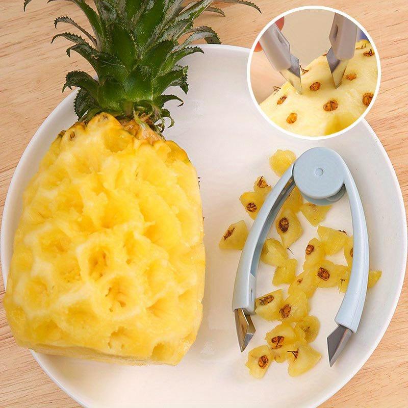 Handheld Pineapples Eye Remover for Potato Eye Stainless Steel Pineapples Peeler Clip Fruit Shelling Tweezer Kitchen Gadget