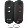 REPROTECTING Silicone Rubber Key Fob Cover Compatible with 2010-2019 Mazda 3 6 CX-3 CX-5 CX-7 CX-9 WAZSKE13D02 KDY3-67-5DY, Black Black, 7.5*4.5