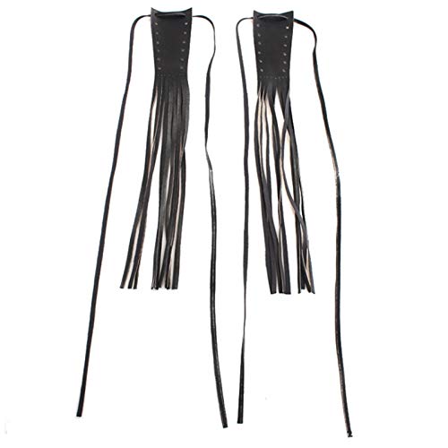 

Katigan Bi-Black PU Leather Brake Lever Cover Biker Clutch Fringe Tassel for Cruir opper ief чорний