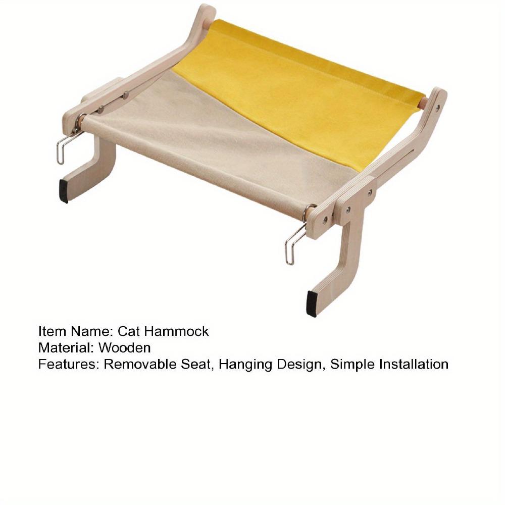 Cat Bed Cat Hanging Bed Balcony Window Cat Wooden Hanging Bed Hanging Cat Nest Bedside Four Seasons Cat Hammock