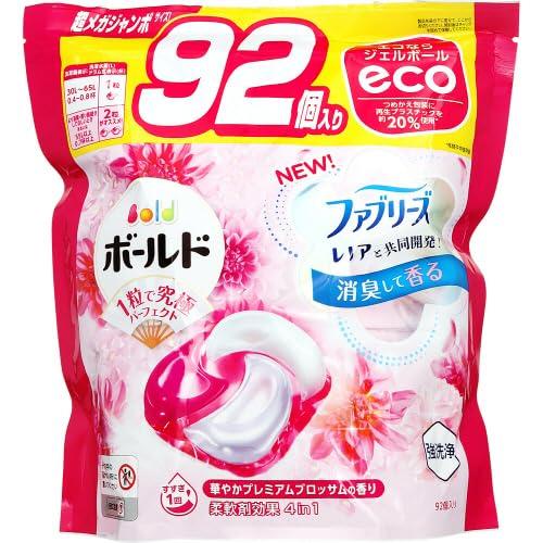 

Procter & Gamble P&G Bold Gel Balls 4D Gorgeous Premium Blossom Scent, Super Mega J, 92 count