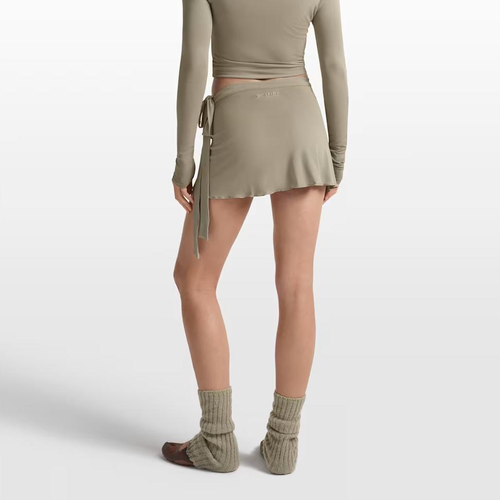 Nike × SKIMS Stretch Knit Lightweight Versatile Comfortable Fashionable Casual Skirt Women Skirts SKIRTSKT10091W-DNE