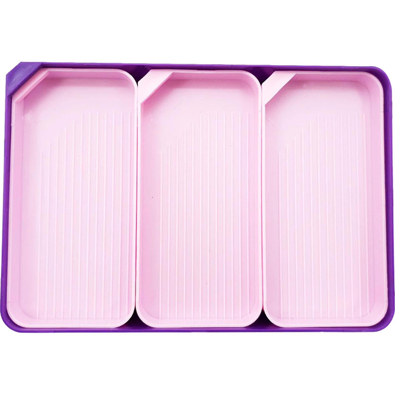 

3/4 Set Diamond Painting Tray Large Rhinestone Tray Kit Diamond Art Painting Bead Sorting Trays for DIY Art Craft
